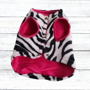 Chaleco Animal Print de Zebra: Elegancia para Perritas a la Moda