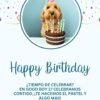 Kit de Celebracion Perro con su pastel