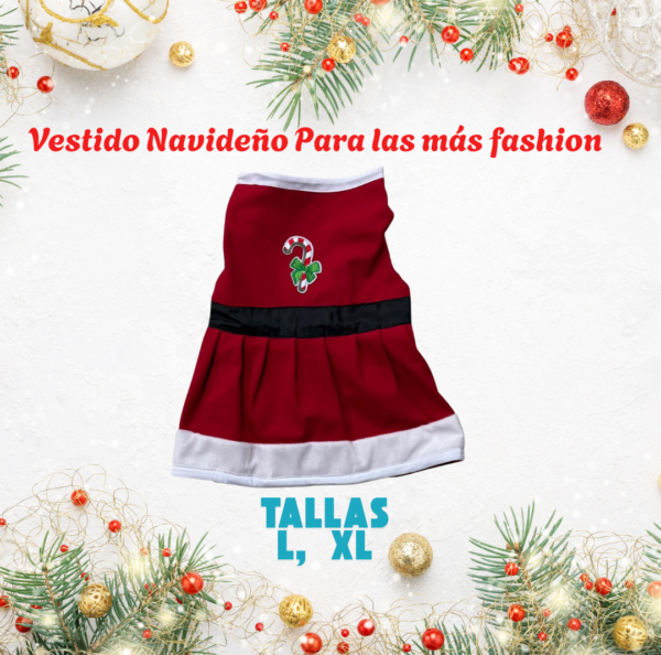 Vestido Navideño Tallas L y XL